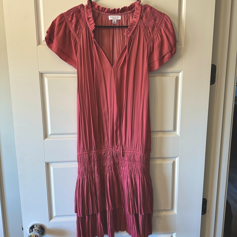 Pink Satin Dress